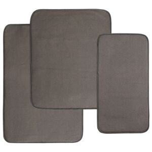 InterDesign Large Dish Drying Mat Brown InterDesign Large Dish Drying Mat Brown